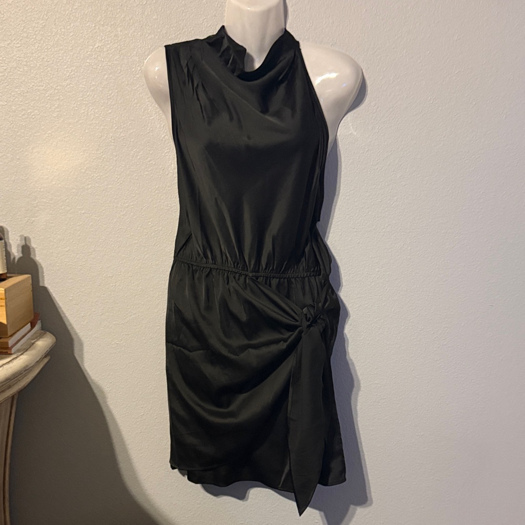 Shein Elegant Black One Shoulder Dress